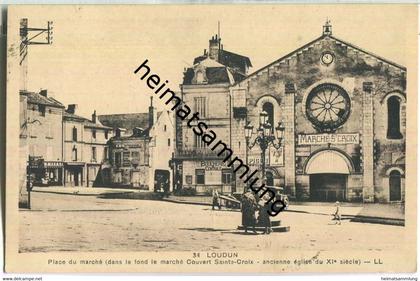 Loudun - Place du marche