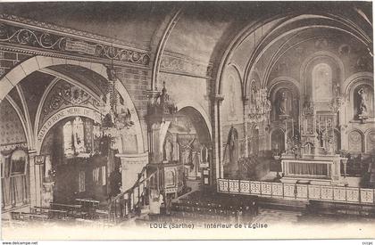 CPA Loué Intérieur de l'Eglise