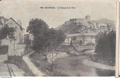 Lourdes - Le Gave et le Fort