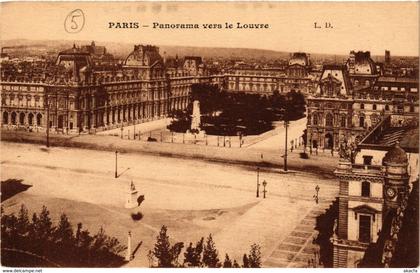 CPA PARIS (1e) - Panorama ver le Louvre (218543)