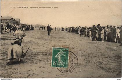 CPA LUC-sur-MER - Concours de dessins sur le sable (141456)