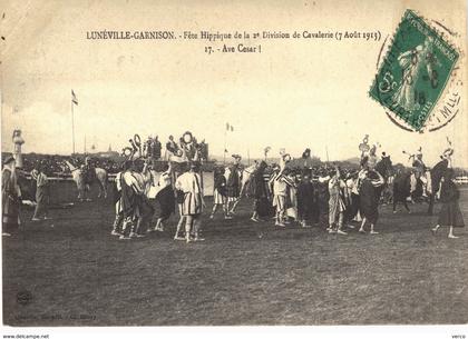 Carte postale ancienne de LUNEVILLE GARNISON