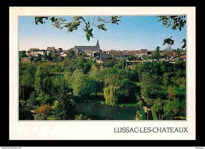 86 - Lussac les Chateaux - Vue Générale - Flamme Postale - CPM - Voir Scans Recto-Verso