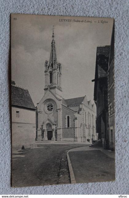 F939, Lyunes, l'église, Indre et Loire 37