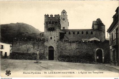 CPA Luz-Saint-Sauveur - L'Église des Templiers (110246)