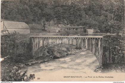 CPA Saint-Sauveur - Le Pont de la Reine Hortense - 1911 - TP 5c Semeuse France