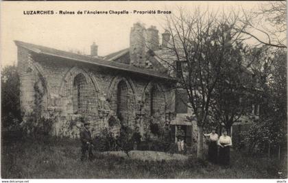 CPA LUZARCHES Ruines de L'Ancienne Chapelle (806993)