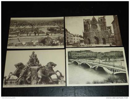 LYON - LOT DE 4 CARTES 05 - POUR DESCRIPTION VOIR LA VENTE - 69 RHONE