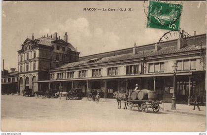 CPA MACON - La Gare (121815)