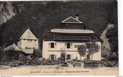 Magland Hameau de Bellegarde animée Restaurant Delaplagne