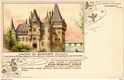 CPA AK MAINTENON - Chateau de MAINTENON - Litho (385260)