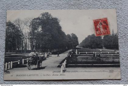 Maisons Laffitte, le parc, avenue Albine, Yvelines 78