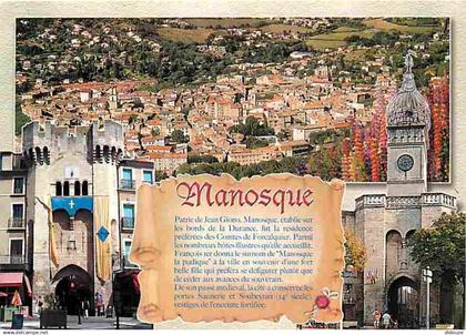 04 - Manosque - Multivues - CPM - Voir Scans Recto-Verso