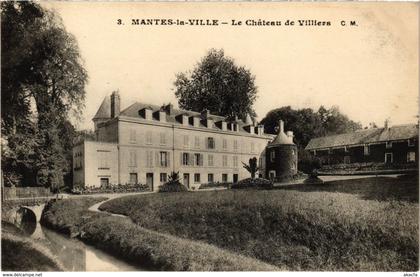 CPA MANTES-la-VILLE - La Chateau de VILLIERS (102861)