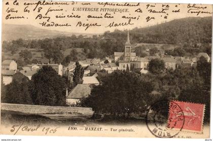 CPA L'Auvergne Pittoresque - Manzat - Vue générale (220770)