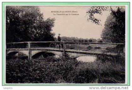 27 - MARCILLY sur Eure --  La passerelle sur le couenon