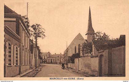 MARCILLY SUR EURE     RUE     PUBLICITE PAUL BLE ANGERVILLE