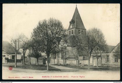 CPA - Carte Postale - France - Marcilly le Hayer - Place de l'Eglise (CP23713)