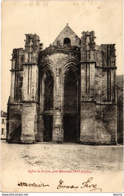 CPA Marennes Eglise de St-Just (1277760)