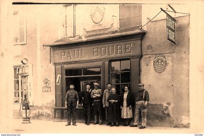 mareuil sur lay dissais * carte photo * devanture Garage CITROËN Paul BOURE * route de la roche sur yon à luçon