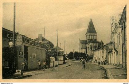 mareuil sur lay dissais * Grand garage de l'ouest ( automobiles ) rue du pont neuf * pompe essence station service