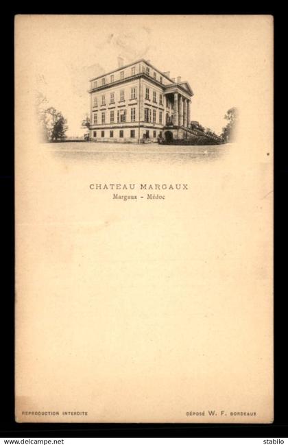 33 - MARGAUX - CAHTEAU MARGAUX - MEDOC