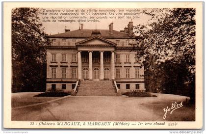 33 MARGAUX - le château margaux