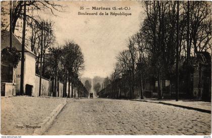 CPA MARINES - Boulevard de la Republique (107500)