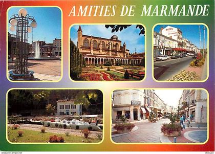 47 - Marmande - Multivues - Automobiles - Flamme Postale de Marmande - CPM - Voir Scans Recto-Verso