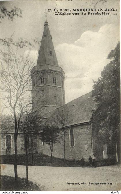 CPA Marquise L'Église vue du Presbytére (172693)