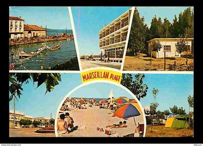 34 - Marseillan Plage - Multivues - Scènes de Plage - Joutes - CPM - Voir Scans Recto-Verso