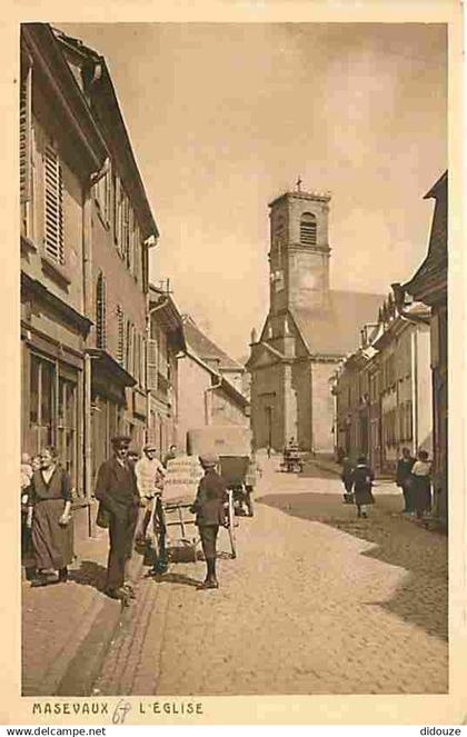 68 - Masevaux - L'Eglise - Animée - CPA - Voir Scans Recto-Verso