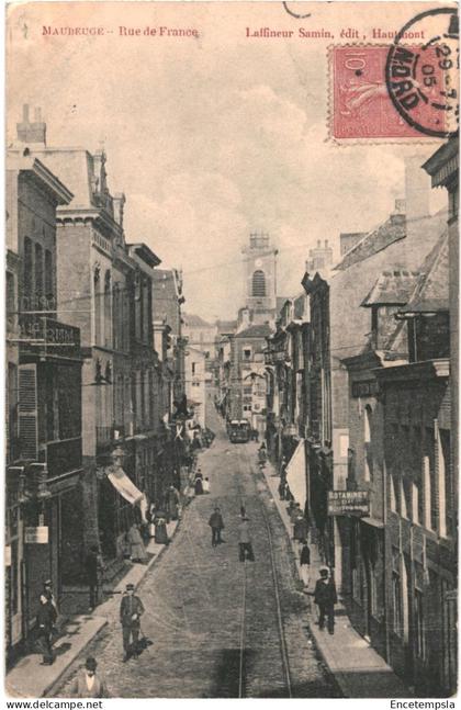 CPA   Carte postale France Maubeuge Rue de France 1905 VM66509