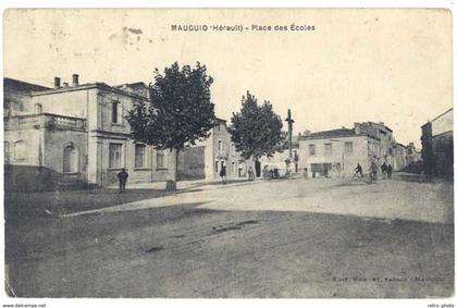 Cpa Mauguio - Place des Ecoles