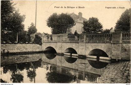 CPA Pont de la Belique a MAULE (246380)