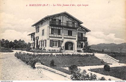 Mauléon Licharre        64        La villa Jeanne d'Arc      (voir scan)