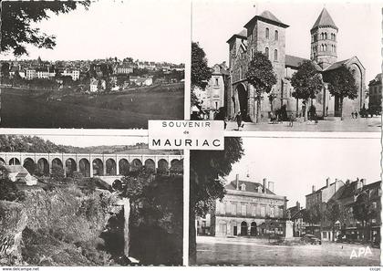 CPSM Souvenir de Mauriac vues multiples