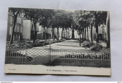 Cpa 1914, Mayenne, place Cheverus, Mayenne 53