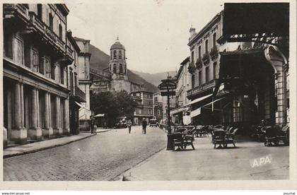 UR 12-(81) MAZAMET - COURS RENE REILLE - CAFES  RESTAURANTS , TERRASSES - 2 SCANS