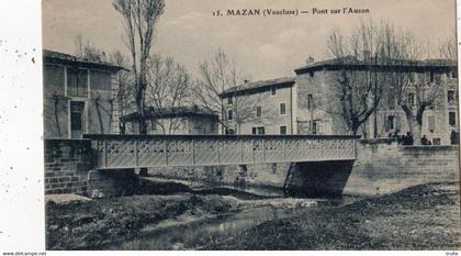 MAZAN PONT SUR L'AUZON