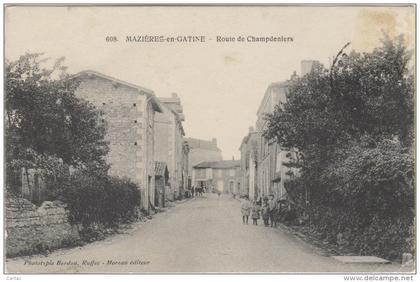 D79 - MAZIERES EN GATINE - ROUTE DE CHAMPDENIERS