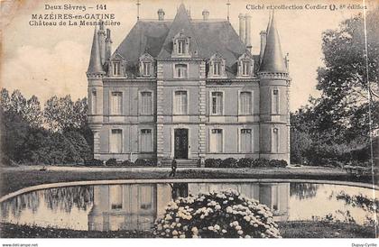 MAZIERES EN GATINE - Château de La Mesnardière - état