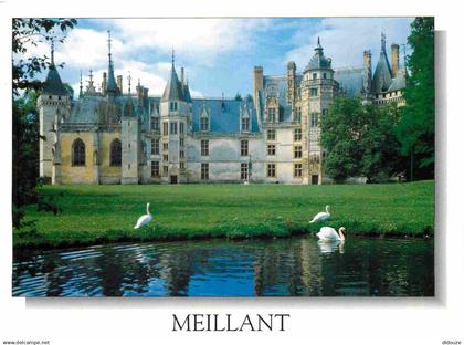 18 - Meillant - Le Chateau - Cygnes - CPM - Voir Scans Recto-Verso