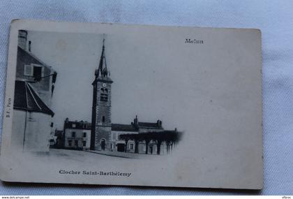 Melun, clocher saint Barthelemy, Seine et Marne 77