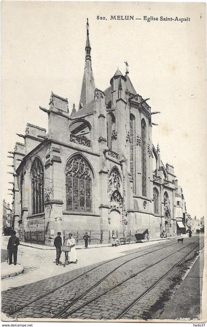 Melun - Eglise Saint-Aspait