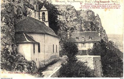 Carte Postale ancienne de MENDE - Ermitage de St PRIVAT