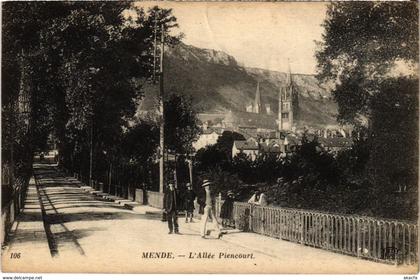 CPA MENDE - L'Allée Piencourt (108079)