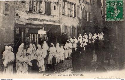 MENDE PROCESSION DES PENITENTS