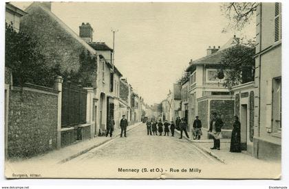 CPA - Carte Postale - France - Mennecy - Rue de Milly - 1909 (SVM12245)