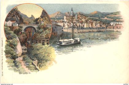 Menton - Litho